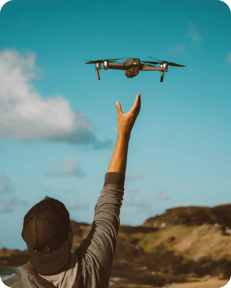use black falcon 4k drone